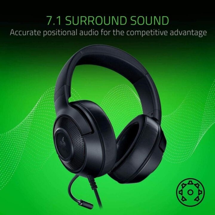 Razer Kraken X Lite Black Headset