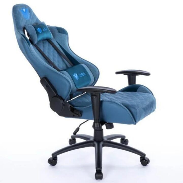 Diamond Gaming Chair Blue Fabric - CHAIR GAMING DAIMOND ASA