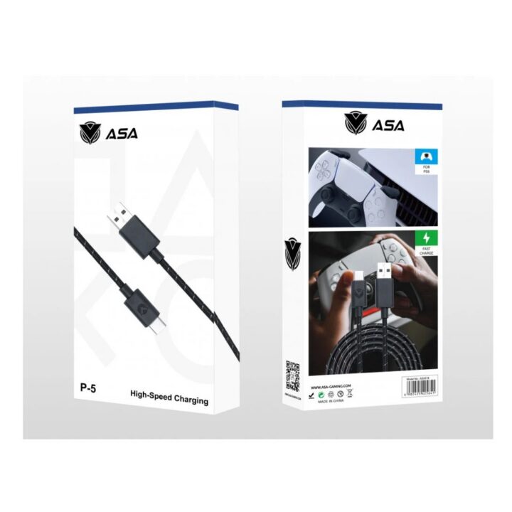 سلك شاحن قماش يد بلايستيشن Cable charger ASA