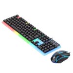 ⁦كيبورد سلكي مع ماوس اسود TESO KEYBOARD MOUSE T10⁩ - الصورة ⁦4⁩