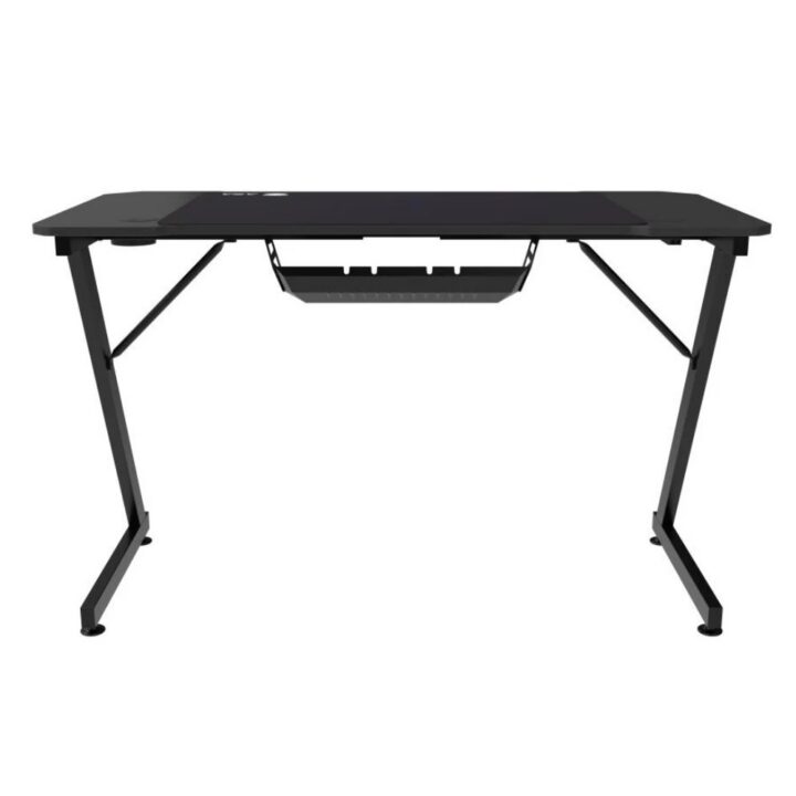 Gaming Desk with Mouse Pad Model Z from ASA, Full Black