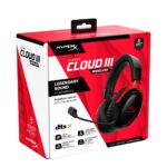 ⁦سماعه هايبر إكس كلاود 3 لاسلكي احمر HyperX Cloud III Wireless RED⁩ - الصورة ⁦8⁩