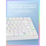 ⁦كيبورد قيمنق ابيض KEYBOARD GAMING ASA KM75⁩ - الصورة ⁦6⁩