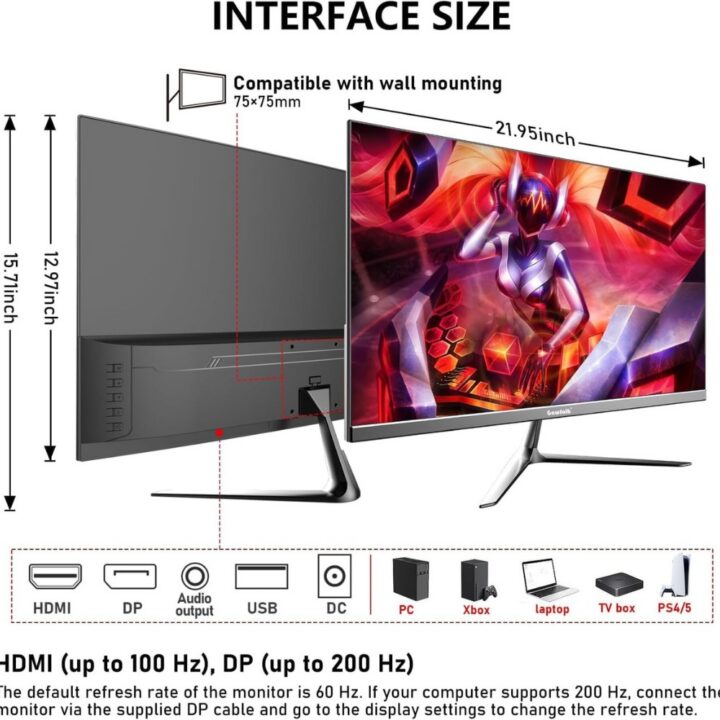 Gawfolk Gaming Screen 24.5 200Hz 1Ms