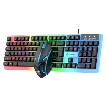 كيبورد سلكي مع ماوس اسود TESO KEYBOARD MOUSE T10