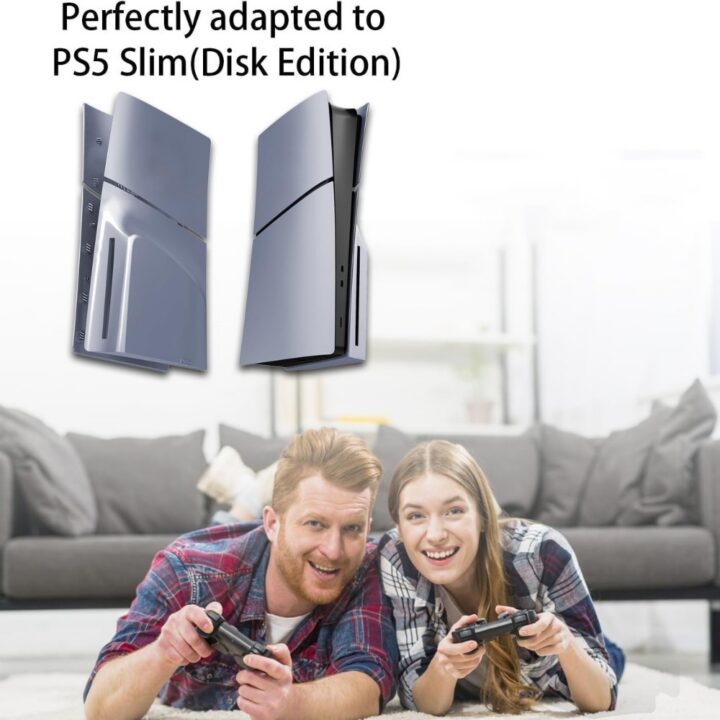 كفر غطاء بلايستيشن COVER PS5 SLIM SILVER