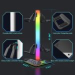 ⁦ستاند حامل سماعه ويد تحكم ASA STAND RGB⁩ - الصورة ⁦2⁩