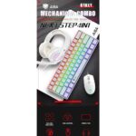 ⁦كيبورد ميكانيكي سلكي + ماوس + سماعة + ماوس باد - NEXTIP 4IN1 RGB ASA⁩ - الصورة ⁦5⁩