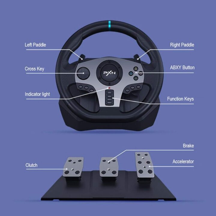 Drexon PlayStation PXN V9 Steering Wheel