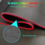 ⁦ماوس باد اسود با اضاءة ليد - Black mouse pad with LED lighting⁩ - الصورة ⁦7⁩