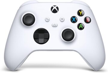 Xbox Series Enjoy the modern design of the white Xbox Wireless Controller, which features a sculpted surface and refined geometry for enhanced comfort and intuitive control while gaming. Stay on target with a firm grip on the buttons, bumpers and backstrap and with the new hybrid D-Pad for precise, familiar input Make the controller your own by customizing button mapping with the Xbox Accessories app Connect any compatible headphone with the 3.5mm audio headphone jack Includes Xbox Wireless and Bluetooth technology for wireless gaming on supported game consoles, Windows 10 PCs, Android and iOS phones and tablets