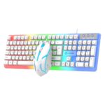 كيبورد سلكي مع ماوس ابيض TESO KEYBOARD MOUSE T10
