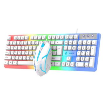 كيبورد سلكي مع ماوس ابيض TESO KEYBOARD MOUSE T10