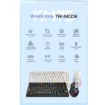 ⁦كيبورد قيمنق ابيض KEYBOARD GAMING ASA KM75⁩ - الصورة ⁦5⁩