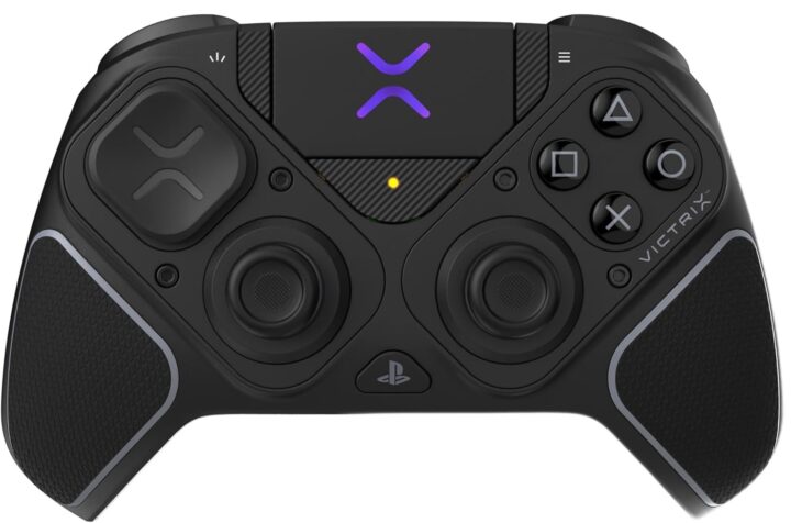 يد تحكم ألعاب من فيكتريكس موديل برو BFG ريلودد لكونسول الألعاب عبر USB C متوافقة مع بلايستيشن 5 وPC لاسلكية قابلة للتخصيص أسود