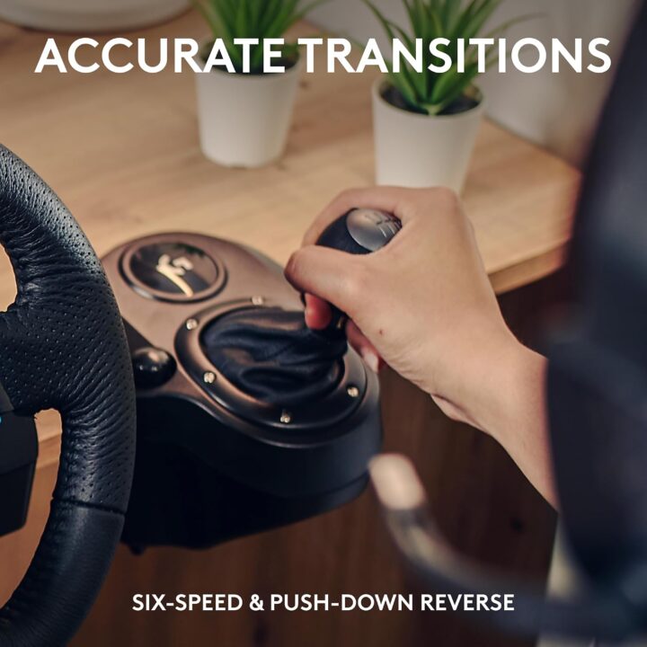 ناقل حركة من لوجيتك - متوافق مع عجلات السباق جي 29، جي 920 وجي 923 لجهاز بلاي ستيشن 5 و4 وسيريز جهاز اكس بوكس، اكس اس واكس بوكس ون وجهاز الكمبيوتر، USB