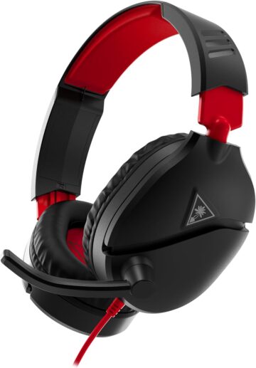 Turtle Beach Recon 70 Gaming Headset (Red) – Compatible with Xbox Series X|S, Xbox One, PlayStation 5, PlayStation 4, Nintendo Switch, and PC
