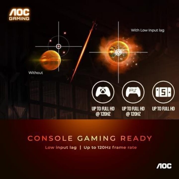 شاشه قيمنق AOC 24 180hz