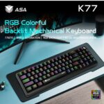 كيبورد قيمنق KEYBOARD GAMING ASA K77 - Image 8