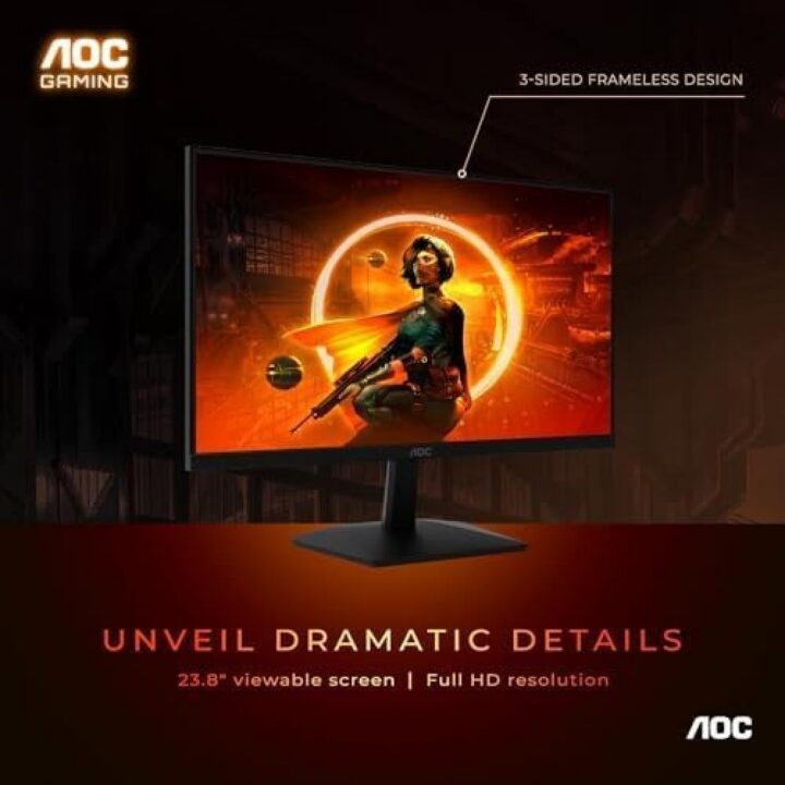 شاشه قيمنق AOC 24 180hz