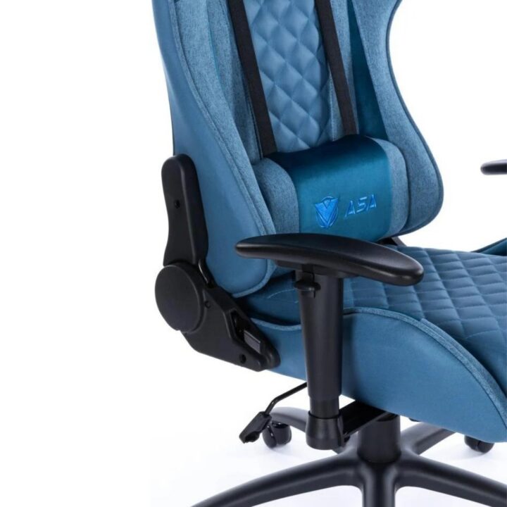 Diamond Gaming Chair Blue Fabric - CHAIR GAMING DAIMOND ASA