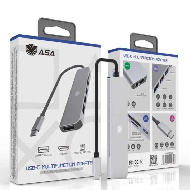 Multiple Port Output - ASA USB-C Multifunction Adapter