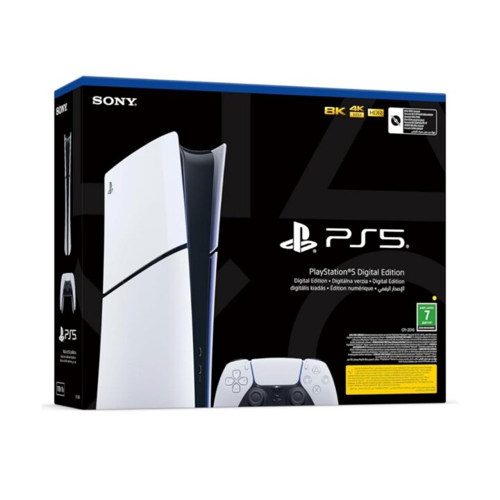 Playstation 5 device with digital slim controller, Saudi version