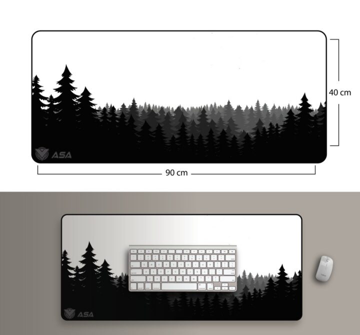ماوس باد سيليويت 2 - 2 ASA Mouse Pad Silhouette