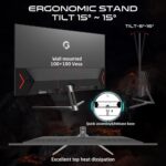 ⁦شاشه العاب قيم ون GAMEON 27 165Hz 0.5Ms IPS⁩ - الصورة ⁦6⁩