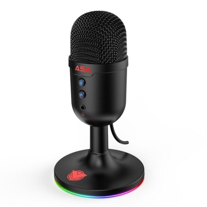 مايك قيمنق احترافي ستريمر من ASA اسود
