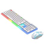 ⁦كيبورد سلكي مع ماوس ابيض TESO KEYBOARD MOUSE T10⁩ - الصورة ⁦4⁩
