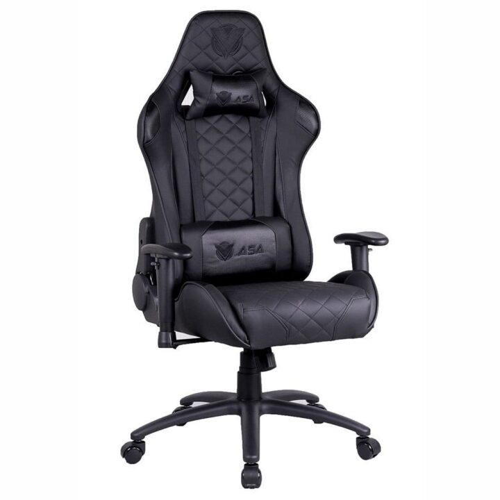 Complete Black Diamond Gaming Chair - CHAIR GAMING DAIMOND ASA BLACK