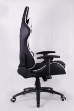 ⁦كرسي قيمنق دايموند ابيض+اسود - CHAIR GAMING DAIMOND ASA WHITE⁩ - الصورة ⁦5⁩