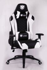 ⁦كرسي قيمنق دايموند ابيض+اسود - CHAIR GAMING DAIMOND ASA WHITE⁩ - الصورة ⁦4⁩