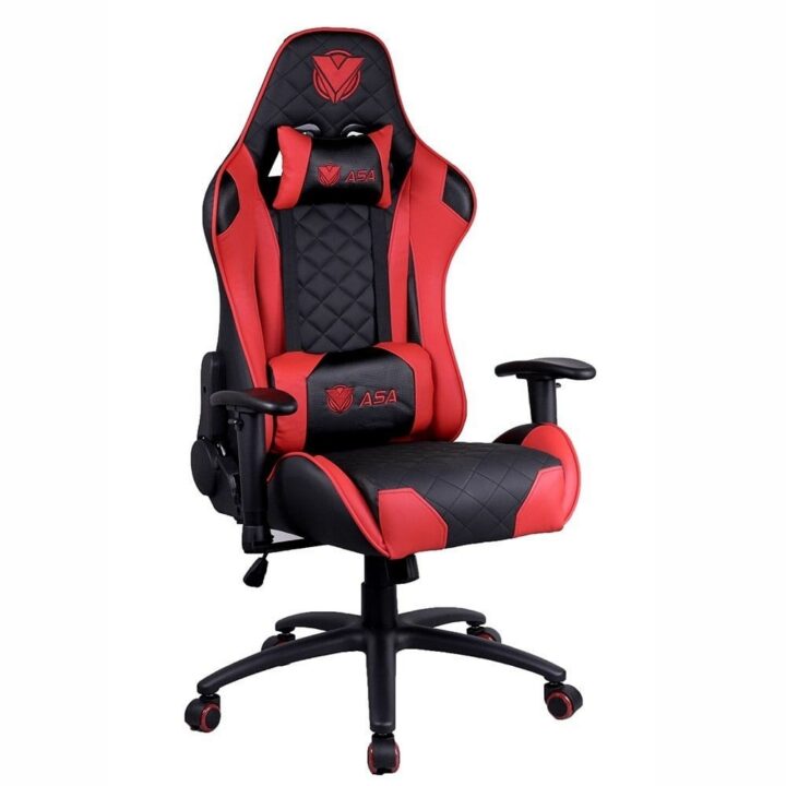 كرسي قيمنق دايموند احمر+اسود - CHAIR GAMING DAIMOND ASA RED