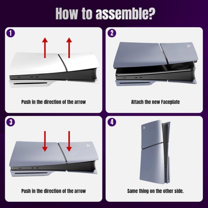 كفر غطاء بلايستيشن COVER PS5 SLIM SILVER