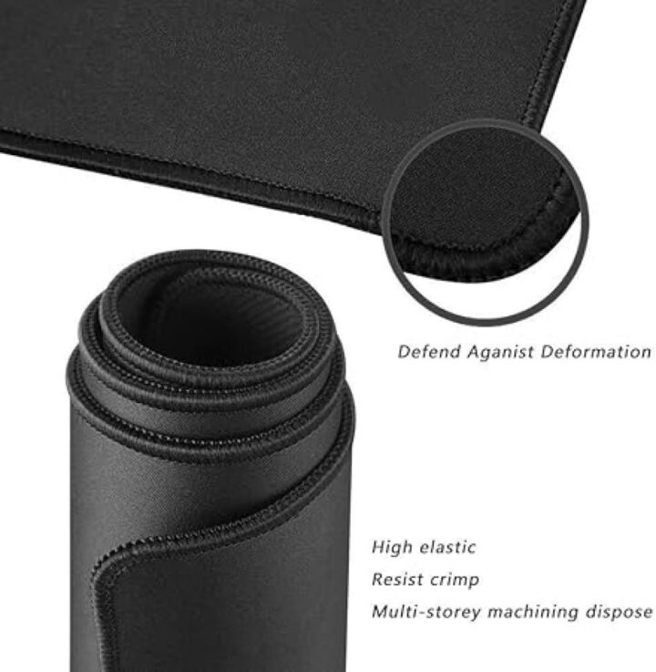 ماوس باد اسود كامل -Black mouse pad