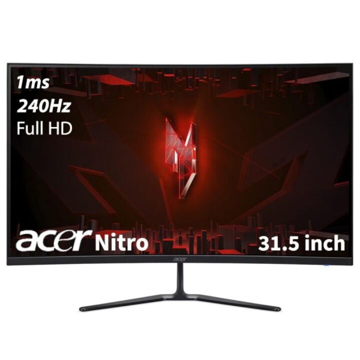 شاشه قيمنق منحنيه ايسر Acer nitro 32 240Hz 1Ms
