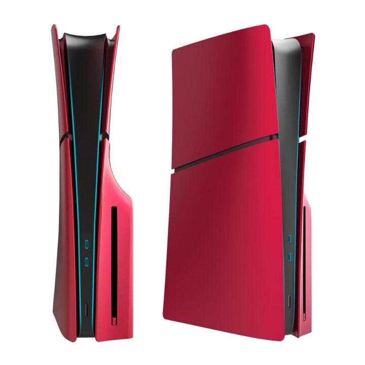 كفر غطاء بلايستيشن COVER PS5 SLIM RED