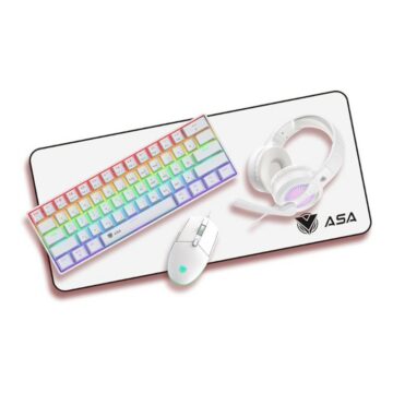 Wired Mechanical Keyboard + Mouse + Headset + Mouse Pad - NEXTIP 4IN1 RGB ASA