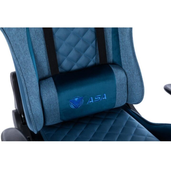 Diamond Gaming Chair Blue Fabric - CHAIR GAMING DAIMOND ASA