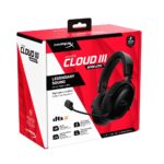 ⁦سماعه هايبر إكس كلاود 3 لاسلكي اسود HyperX Cloud III Wireless BLACK⁩ - الصورة ⁦3⁩