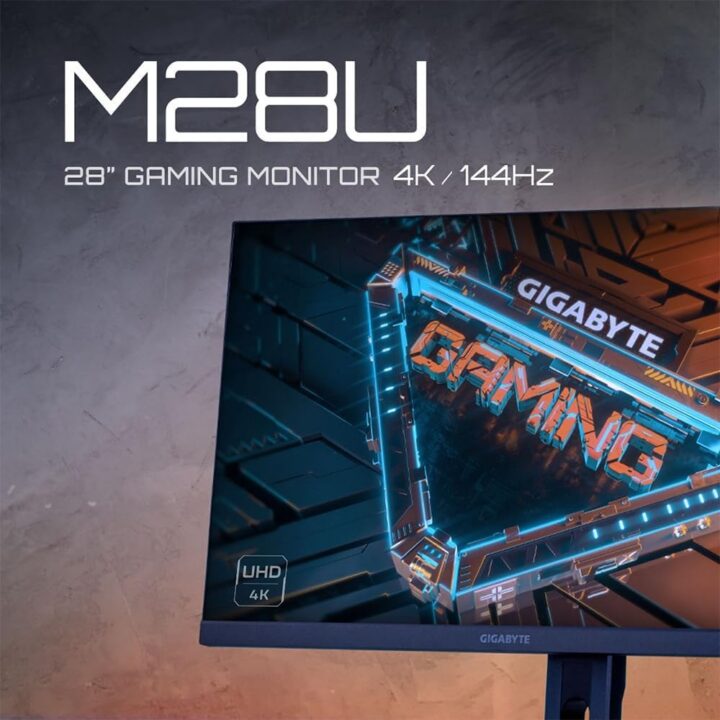 شاشه قيقايت GIGABYTE 28-4K-144Hz-IPS-1Ms