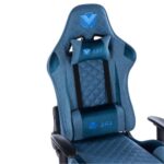 ⁦كرسي العاب دايموند ازرق قماش - CHAIR GAMING DAIMOND ASA⁩ - الصورة ⁦3⁩