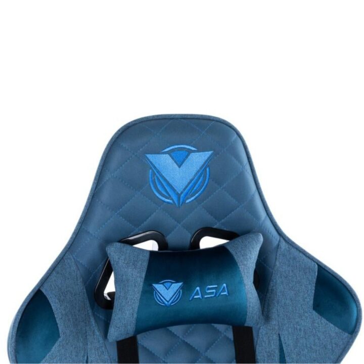 Diamond Gaming Chair Blue Fabric - CHAIR GAMING DAIMOND ASA
