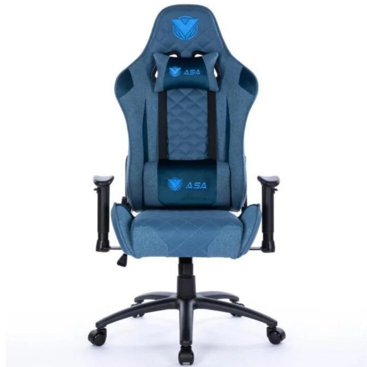 Diamond Gaming Chair Blue Fabric - CHAIR GAMING DAIMOND ASA