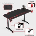 ⁦طاولة قيمنق – TABLE GAMING ASA A1 BLACK⁩ - الصورة ⁦2⁩