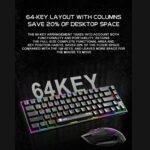 ⁦كيبورد مع ماوس ASA KEYBOARD KM64 MUSE⁩ - الصورة ⁦2⁩