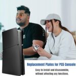 ⁦كفر غطاء بلايستيشن COVER PS5 SLIM BLACK⁩ - الصورة ⁦2⁩