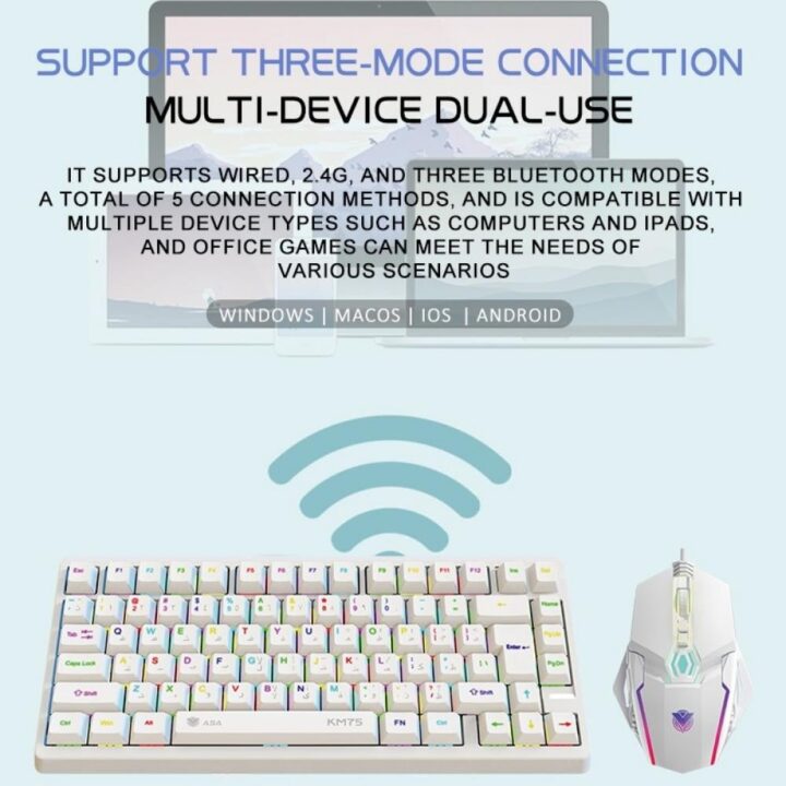 KEYBOARD GAMING ASA KM75 White